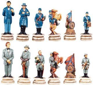 Chess Set U.S. Civil War Collectible Figurine   Civil War Kids