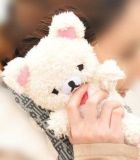 3D Cute Teddy Bear Doll Plush Cover Case For LG Optimus L9 P760 P769 (White): Cell Phones & Accessories