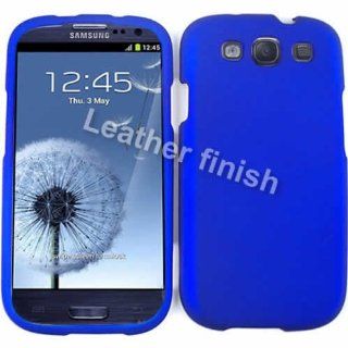 Cell Armor SAMI747 PC A008 IC Hybrid Fit On Case for Samsung Galaxy S III I747   Retail Packaging   Honey Blue/Leather Finish: Cell Phones & Accessories