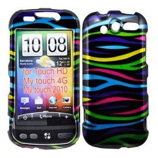 HTC myTouch 4G Rainbow Zebra Hard Faceplate Cover Case USA SELLER: Cell Phones & Accessories