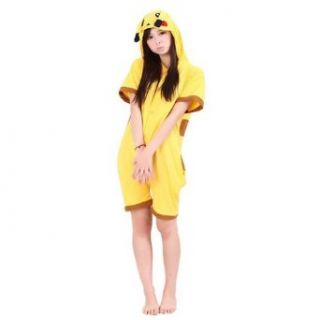 Triline New Spring/Summer Unisex Kigurumi Pajama Adult Onesie Cosplay Costume Pikachu / M: Clothing