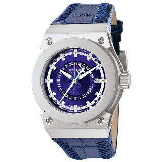 Invicta Midsize F0022 Akula Collection Russian Diver Blue Leather Watch: Invicta: Watches