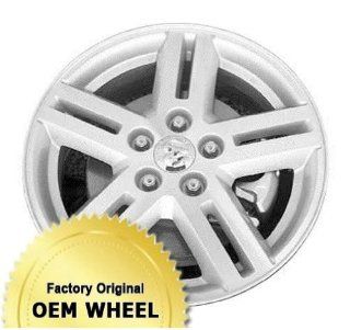 DODGE AVENGER 17x6.5 5 DOUBLE SPOKES Factory Oem Wheel Rim  MACHINED FACE SILVER   Remanufactured: Automotive