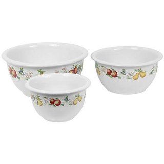 CorningWare Corelle Coordinates 3 Piece Bowl Set, Chutney: Nesting Mixing Bowls: Kitchen & Dining