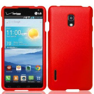 Red Hard Cover Case for LG Optimus F7 US780 DL 74: Cell Phones & Accessories