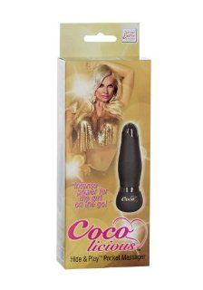 California Exotics Coco Licious Hide and Play 2.5 Inch Pocket Massager, Waterproof, Black: Health & Personal Care