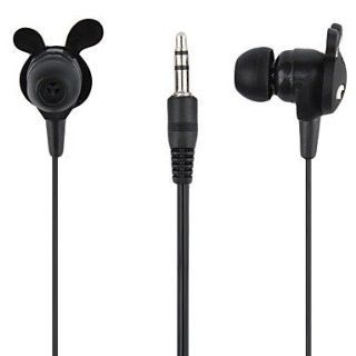 Cartoon Bunny In Ear Headphones ( Color : Black ) : Computer Headsets : Sports & Outdoors
