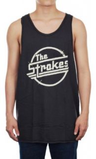 The Strokes New Black Cotton Men's Rock Music Tank Top Vest Size L at  Mens Clothing store