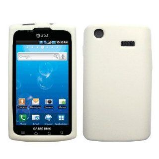 Cbus Wireless White Silicone Case / Skin / Cover for Samsung Captivate SGH I897: Cell Phones & Accessories