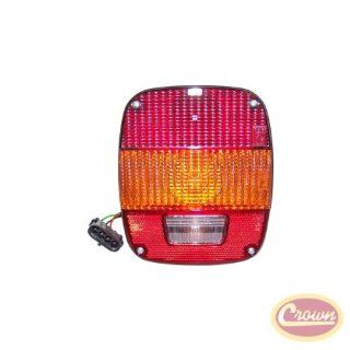 Jeep Wrangler YJ Tail Lamp, Left or Right CROWN J5764204: Automotive