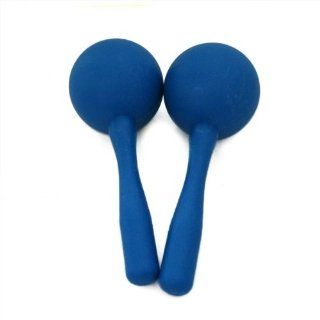 Kalos by Cecilio KP_PM8 BL Pair of 8 Inch Blue Plastic Maracas: Musical Instruments