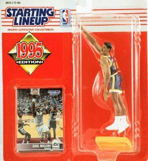1995   Kenner   Starting Lineup   NBA   Karl Malone #32   Utah Jazz   Vintage Action Figure   w/ Trading Card   Limited Edition   Collectible: Sports & Outdoors