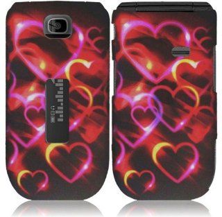 Alcatel One Touch 768 ( Metro PCS , T Mobile ) Phone Case Accessory Spectacular Hearts Hard Snap On Cover with Free Gift Aplus Pouch: Cell Phones & Accessories