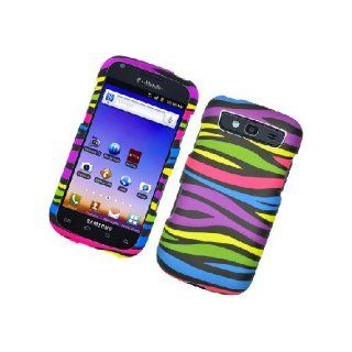 Samsung Galaxy S Blaze 4G T769 SGH T769 Black Rainbow Zebra Stripe Cover Case: Cell Phones & Accessories