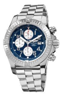 Breitling Men's A1337011/C792 Super Avenger Blue Chronograph Dial Watch: Aeromarine Super Avenger: Watches