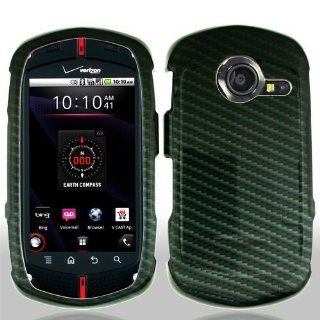 Casio G'zOne Commando C771 C 771 Black Carbon Fiber Design Snap On Hard Protective Cover Case Cell Phone: Cell Phones & Accessories