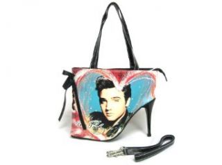 Officially Licensed Elvis Presley King of Rock and Roll Heartbreaker High Hee: Shoes