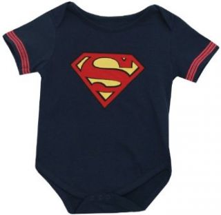 DC Comics Baby boys Superman "S" Bodysuit Creeper: Clothing