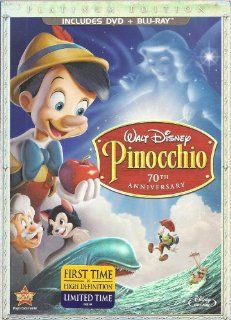 Walt Disney Pinocchio 70th Anniversary Platinum Edition (includes DVD + Blu Ray): Movies & TV