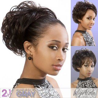 LGB 801 (Motown Tress)   Synthetic Half Wig in JET BLACK : Hair Replacement Wigs : Beauty