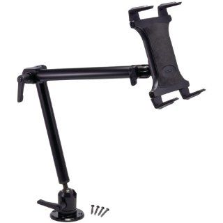 Arkon Heavy Duty Aluminum Tablet Mount with 22 inch Adjustable Arm and 4 Hole Drill Base for iPad Air iPad Galaxy Note 10.1: Computers & Accessories