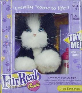 Furreal Friends Kitten (Black & White): Toys & Games