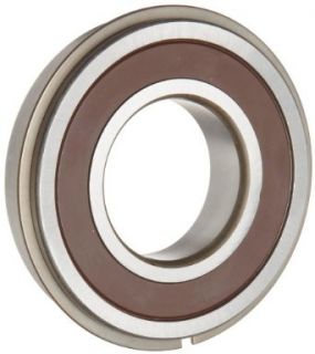 Timken 204PPG Ball Bearing, Double Sealed, With Snap Ring, Metric, 20 mm ID, 47 mm OD, 14 mm Width, Max RPM, 1460 lbs Static Load Capacity, 3250 lbs Dynamic Load Capacity: Deep Groove Ball Bearings: Industrial & Scientific