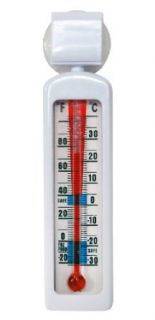 DayMark 115414 Hanging Refrigerator/Freezer Thermometer,  30 to  90 Degrees F Temperature, 3 37/64" Length x 53/64" Width x 13/32" Height (Pack of 2): Industrial & Scientific