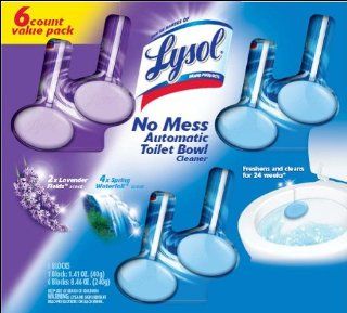 Lysol Toilet Bowl Cleaner, Automatic LTB Disc, Variety Pack, 6 Count Health & Personal Care