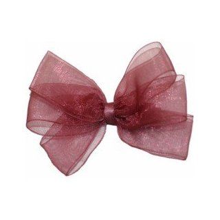 Posies Accessories Bitty (Small) Sheer Hair Bow Rosy Mauve (Pink) (Rosy Mauve (pink)): Infant And Toddler Hair Accessories: Clothing