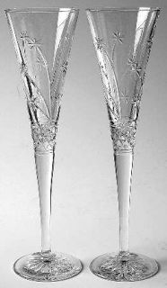 Waterford Waterford Wishes (Set of 2) Design #6 Champagne Flutes   Special Occas