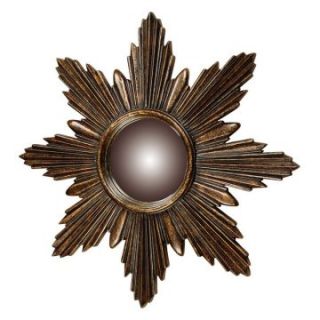 Elk Lighting Bronze Starburst Convex Wall Mirror   33 diam. in.   Wall Mirrors