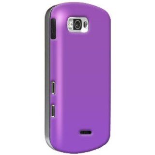 Amzer Simple Snap On Case with Screen Protector for Samsung Moment M900   Chromium Purple: Cell Phones & Accessories