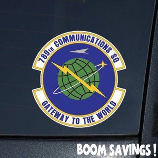 Air Force USAF 789th Communications Squadron 6" Decal Sticker: Automotive