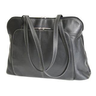 Royce Leather Vaquetta Nappa Ladies Tote   Black   Briefcases & Attaches