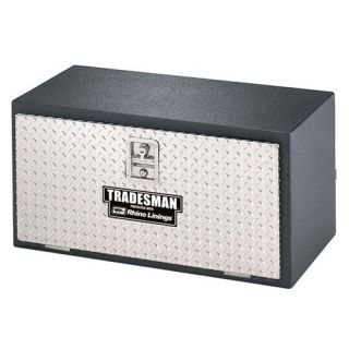 Tradesman 36 in. Steel Rhino Lined Underbody Truck Tool Box with Aluminum Lid   Truck Tool Boxes