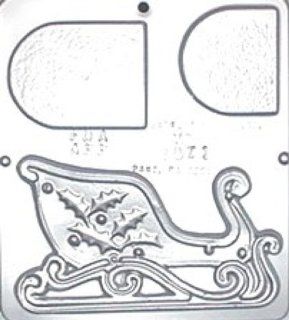Christmas Sleigh 2 Mold Assembly Chocolate Candy Mold Christmas: Kitchen & Dining