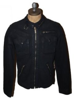 True Religion Men's Chad Badlands Moto Jacket at  Mens Clothing store Leather Outerwear Jackets