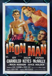 IRON MAN * 1SH ORIG MOVIE POSTER 1951 BOXER BOXING: Entertainment Collectibles