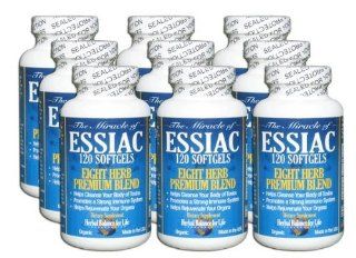 Essiac Tea Softgels, 796 Mg, 9 Pack 1080 Soft Gels, Eight Herb Essiac Tea, No Brewing, No Refrigeration, Great for Travel, 270 Day Supply: Health & Personal Care