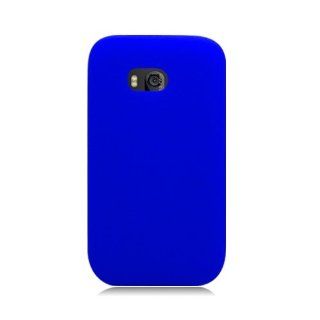 Bundle Accessory For Verizon Nokia Lumia 822   Blue Silicon Skin Case Protective Cover + Lf Stylus Pen + Lf Screen Wiper: Cell Phones & Accessories