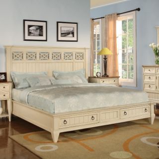 Garden Walk Panel Storage Bed Set   Bedroom Sets