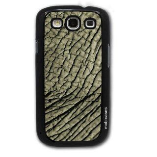 Elephant Skin   Protective Designer BLACK Case   Fits Samsung Galaxy S3 SIII i9300 Cell Phones & Accessories