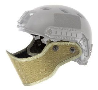 Lancer Tactical CA 801 FAST Helmet Airsoft Lower Face Face Armor (Green) : Airsoft Masks : Sports & Outdoors