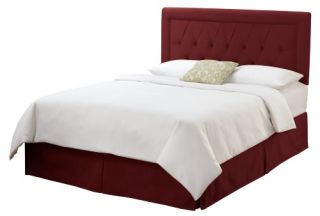 Border Tufted Skirted Upholstered Bed   Beds