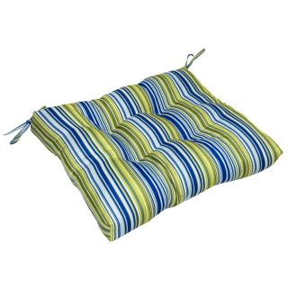 Greendale Home Fashions Indoor Dining Chair Cushion   23 x 20 in.   Vivid Stripe   Dining Chair Cushions