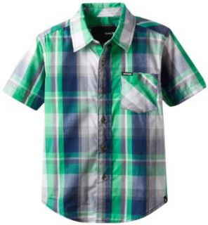 Hurley Boys 2 7 Destination Woven Shirt, Legacy Navy, 4: Button Down Shirts: Clothing
