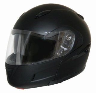 HCI Matte Black Full Face Modular Motorcycle Helmet. 89 811: Automotive