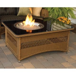 Outdoor GreatRoom Naples Gas Fire Pit Table   Fire Pits