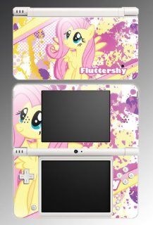 Fluttershy My Little Pony Friendship is Magic Video Game Vinyl Decal Cover Skin Protector for Nintendo DSi XL: Video Games